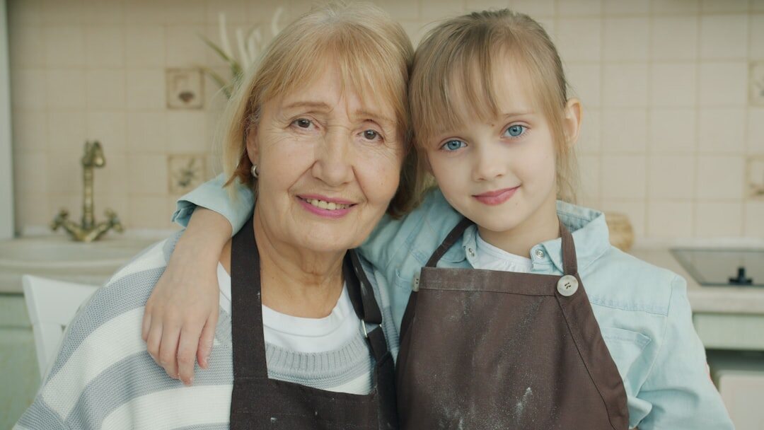 Portrait of a young Czech woman, baking specialist, in a kitchen