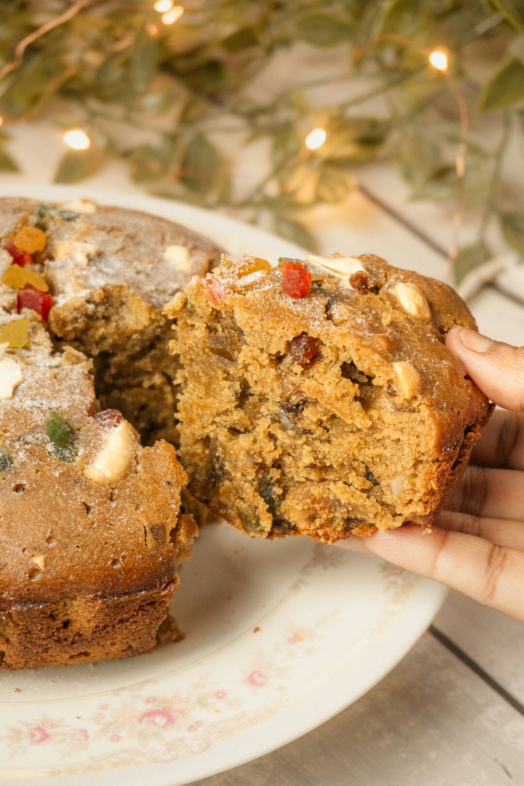 homemade fruit cake