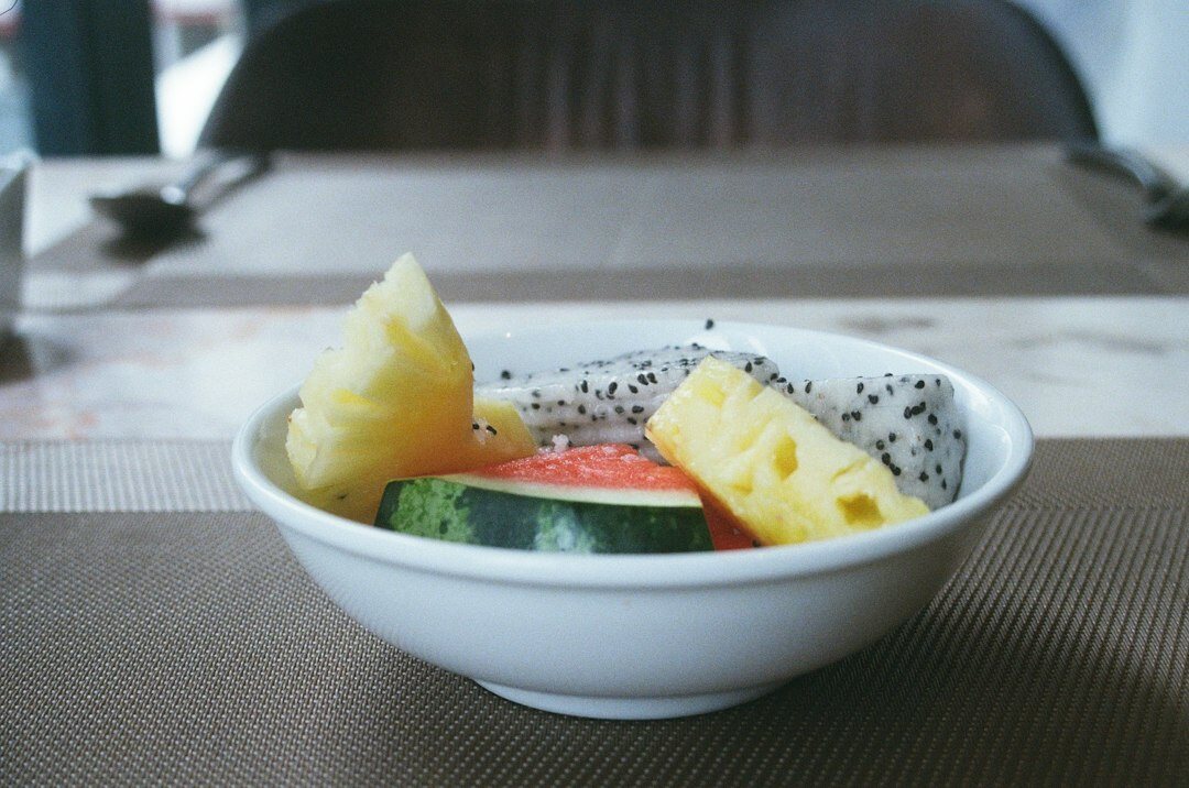smoothie bowl with fruits